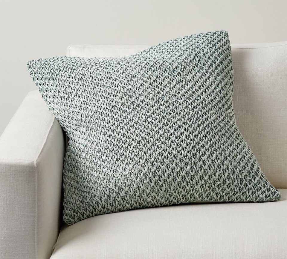 Stonewashed Knit Cushion Cover Pottery Barn Australia